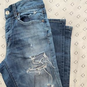 distressed jeans from american eagle